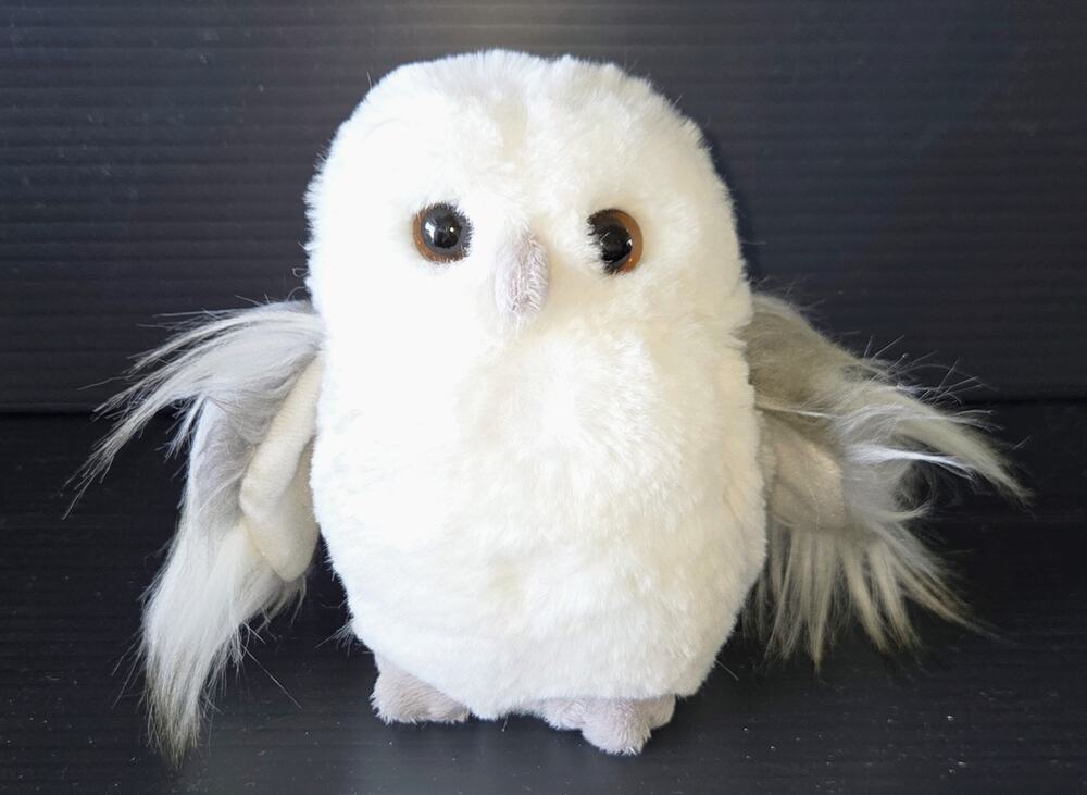 Douglas Cuddle Toys Plush Snow Owl 5" Realistic Winter White Stuffed #9806W